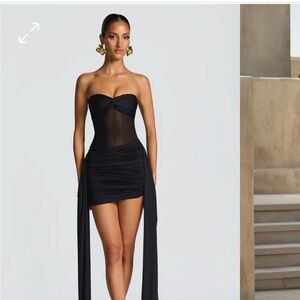 Chic Strapless Black Dress